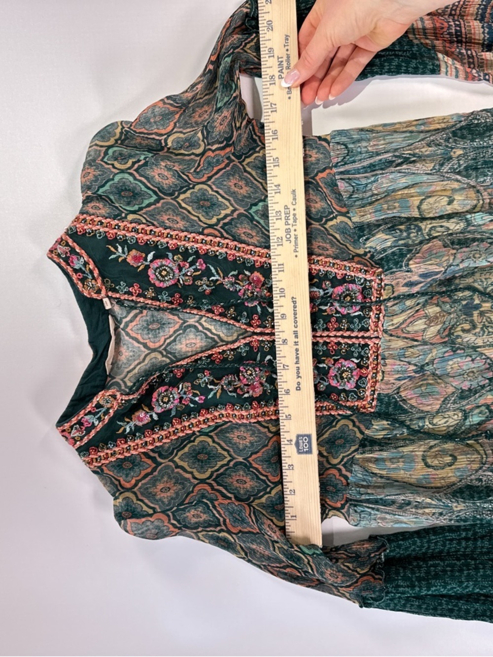 Soft Surroundings Women’s Peasant Tunic Embroidered Festival Small - Picture 13 of 13